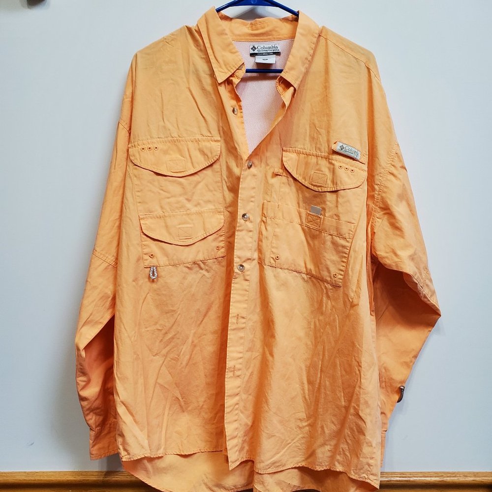 Columbia PFG Long Sleeve Shirt Size XL